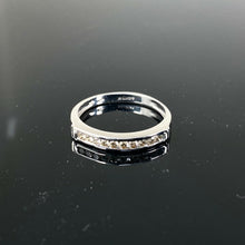 Load image into Gallery viewer, 9ct White Gold 0.25ct Eternity Diamond Ring (Size P)