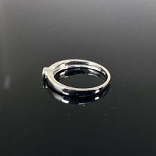 Load image into Gallery viewer, 9ct White Gold 0.05ct Diamond Ring (Size N1/2)