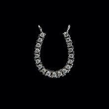 Load image into Gallery viewer, 9ct White Gold Horseshoe Diamond Pendant (0.50ct)