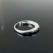 Load image into Gallery viewer, 9ct White Gold 0.10ct Trilogy Diamond Ring (Size Q)