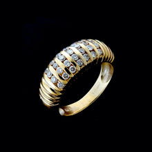 Load image into Gallery viewer, 9ct Yellow Gold 0.50ct Diamond Ring (Size P)