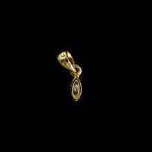 Load image into Gallery viewer, 18ct Yellow Gold Vintage Marquise Solitaire Diamond Pendant (0.15ct)