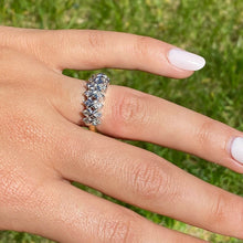 Load image into Gallery viewer, 9ct Yellow Gold 0.50ct Cluster Diamond Ring (Size O 1/2)