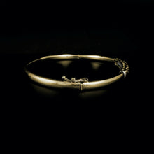 Load image into Gallery viewer, 9ct Yellow Gold Channel Set Diamond Bangle (0.33ct)