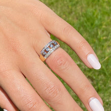 Load image into Gallery viewer, 9ct Yellow Gold 0.25ct Diamond Ring (Size N)