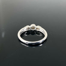 Load image into Gallery viewer, 9ct White Gold 0.10ct Trilogy Diamond Ring (Size Q)