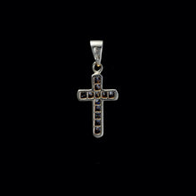 Load image into Gallery viewer, 14ct Yellow Gold Diamond Cross Pendant (0.36ct)