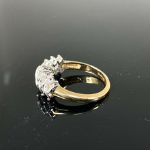 Load image into Gallery viewer, 9ct Yellow Gold 0.50ct Cluster Diamond Ring (Size O 1/2)