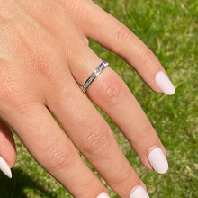 Load image into Gallery viewer, 9ct Yellow Gold 0.25ct Princess Cut Eternity Diamond Ring (Size P)