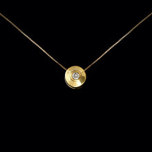 Load image into Gallery viewer, 9ct Yellow Gold Solitaire Diamond Pendant (0.03ct) - Optional Chain