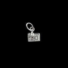 Load image into Gallery viewer, 9ct White Gold Diamond "Camera" Pendant (0.01ct)