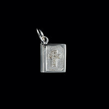 Load image into Gallery viewer, 9ct White Gold Diamond "Bible" Pendant (0.02ct)