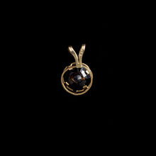 Load image into Gallery viewer, 9ct Yellow Gold Round Treated Sapphire Pendant (6mm) - Optional Chain