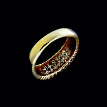 Load image into Gallery viewer, 9ct Yellow Gold 0.50ct Diamond Ring (Size P)
