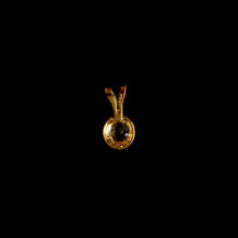 Load image into Gallery viewer, 9ct Yellow Gold Round Citrine Pendant (4mm) - Optional Chain