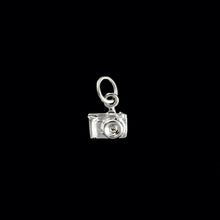 Load image into Gallery viewer, 9ct White Gold Diamond "Camera" Pendant (0.01ct)