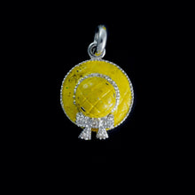 Load image into Gallery viewer, 9ct White Gold Yellow Bonnet Diamond Pendant (0.15ct)