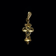Load image into Gallery viewer, 9ct Yellow Gold Antique Solitaire Diamond Pendant (0.15ct)