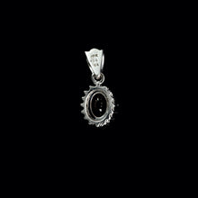 Load image into Gallery viewer, 9ct White Gold Citrine (6x4mm) & Diamond Pendant (0.14ct)