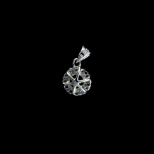Load image into Gallery viewer, 9ct White Gold Peridot & Diamond Pendant (0.32ct)
