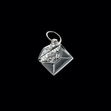 Load image into Gallery viewer, 9ct White Gold Diamond "I Love You Letter / Envelope" Pendant (0.01ct)