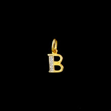 Load image into Gallery viewer, 9ct & 14ct Yellow Gold Diamond Initial Pendants - 0.01ct - Optional Chain