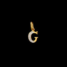 Load image into Gallery viewer, 9ct & 14ct Yellow Gold Diamond Initial Pendants - 0.01ct - Optional Chain