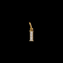 Load image into Gallery viewer, 9ct & 14ct Yellow Gold Diamond Initial Pendants - 0.01ct - Optional Chain