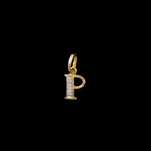 Load image into Gallery viewer, 9ct & 14ct Yellow Gold Diamond Initial Pendants - 0.01ct - Optional Chain