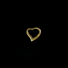 Load image into Gallery viewer, 9ct Yellow & White Gold Simple Diamond Heart Pendant (0.01ct) - Optional Chain