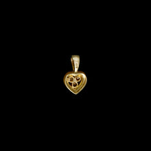 Load image into Gallery viewer, 9ct Yellow Gold Trilogy Diamond Heart Pendant (0.10ct) - Optional Chain