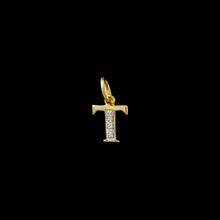 Load image into Gallery viewer, 9ct & 14ct Yellow Gold Diamond Initial Pendants - 0.01ct - Optional Chain