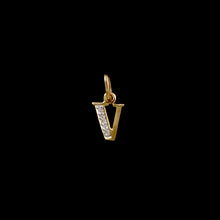 Load image into Gallery viewer, 9ct & 14ct Yellow Gold Diamond Initial Pendants - 0.01ct - Optional Chain