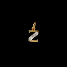 Load image into Gallery viewer, 9ct & 14ct Yellow Gold Diamond Initial Pendants - 0.01ct - Optional Chain