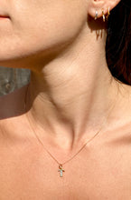 Load image into Gallery viewer, 9ct & 14ct Yellow Gold Diamond Initial Pendants - 0.01ct - Optional Chain