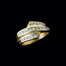 Load image into Gallery viewer, 9ct Yellow Gold 0.50ct Diamond Ring (Size P)
