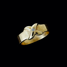 Load image into Gallery viewer, 9ct Yellow Gold 0.03ct Diamond Ring (Size M1/2)

