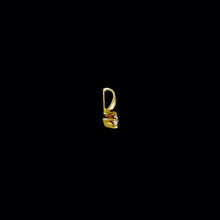 Load image into Gallery viewer, 9ct Yellow Gold Tiny Solitaire Diamond Pendant (0.05ct) - Optional Chain
