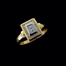 Load image into Gallery viewer, 9ct Yellow Gold 0.25ct Diamond Ring (Size R)

