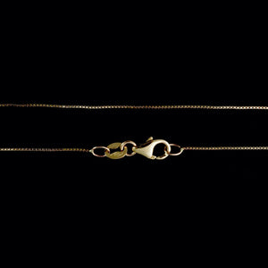 9ct Yellow Gold Round Amethyst Pendant (4mm) - Optional Chain