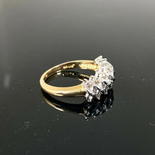 Load image into Gallery viewer, 9ct Yellow Gold 0.50ct Cluster Diamond Ring (Size O 1/2)
