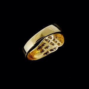 9ct Yellow Gold 0.50ct Diamond Ring (Size Q)
