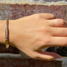 Load image into Gallery viewer, 9ct Yellow Gold Channel Set Diamond Bangle (0.33ct)
