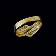 Load image into Gallery viewer, 9ct Yellow Gold 0.50ct Diamond Ring (Size P)
