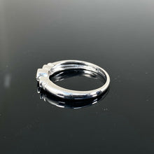 Load image into Gallery viewer, 9ct White Gold 0.10ct Trilogy Diamond Ring (Size Q)
