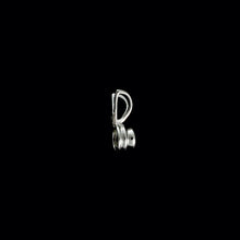 Load image into Gallery viewer, 9ct White Gold Rubover Set Solitaire Diamond Pendant (0.10ct) - Optional Chain
