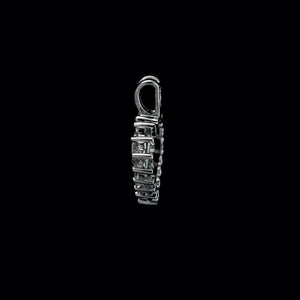 9ct White Gold Diamond Heart Pendant (0.15ct)