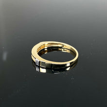 Load image into Gallery viewer, 9ct Yellow Gold 0.25ct Princess Cut Eternity Diamond Ring (Size P)
