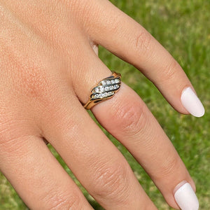 9ct Yellow Gold 0.30ct Diamond Ring (Size L)