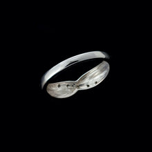 Load image into Gallery viewer, 9ct White Gold 0.05ct Diamond Ring (Size Q)
